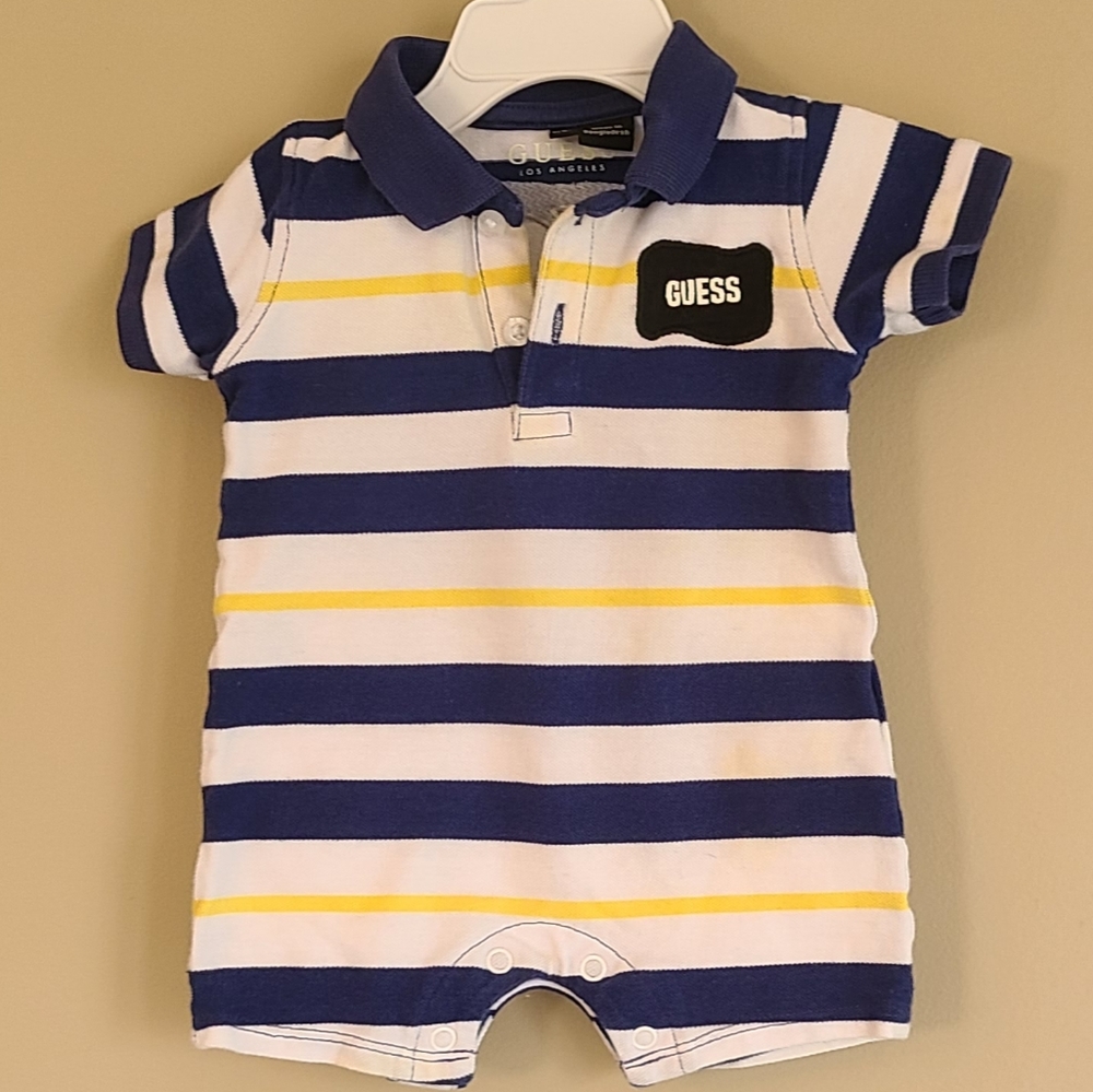 Guess striped short romper